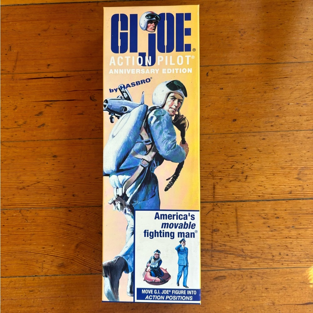 GI Joe Anniversary Edition Action Figure with Box, suit and 2 accessory manuals